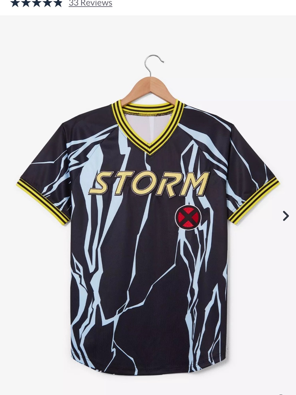 Marvel X-Men '97 Storm Batting Jersey BoxLunch Exclusive